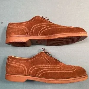 Mario Valentino | Shoes | Valentino Mens Brown Suede Leather 